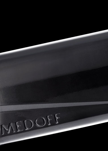 Vodka MEDOFF bottle design.