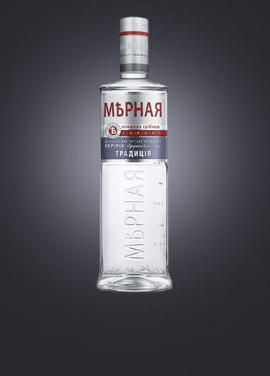 Vodka MERNAYA design.
