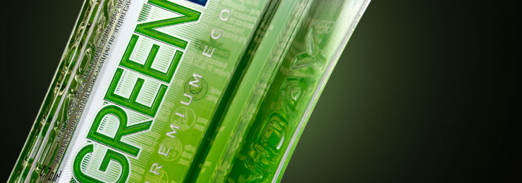 Vodka GREEN DAY design. Bottle and label design.