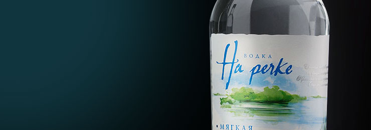 Vodka NA RECHKE design.